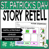 St. Patrick's Day Story Retell Sequencing Beginning, Middl