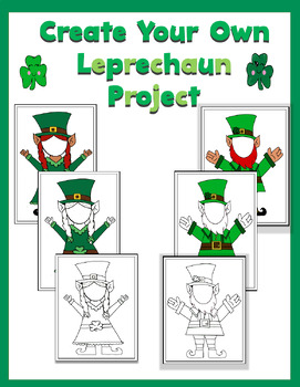 St. Patrick's Day Create Your Own Leprechaun (Student Portrait Activity)