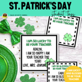 St. Patrick's Day: Student Tags