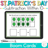 St. Patrick's Day Subtraction Boom Cards™