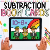 St. Patrick's Day Subtraction | March Boom Cards™