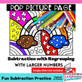 St. Patrick's Day Subtraction: Larger Numbers: Pop Picture