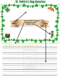 St. Patrick's Day Surprise, Primary Story Board & Journal 