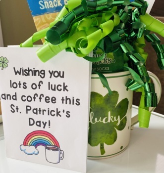 Preview of St. Patrick's Day - Teacher Thank You / Colleague Appreciation Notes
