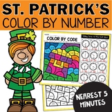 St. Patrick's Day Telling Time to the Nearest 5 Minutes Co