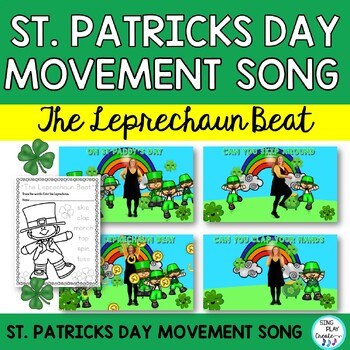 Preview of St. Patrick's Day "The Leprechaun Beat" Steady Beat Movement Activity Song