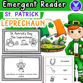 Preview of St. Patrick's Day - The Leprechaun Emergent Reader ELA Activities NO PREP