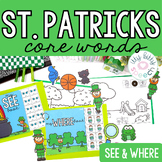 St. Patrick's Day Thematic Core Vocabulary (Where & See) f