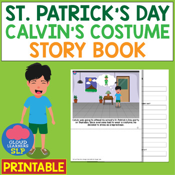 Preview of St. Patrick's Day Theme: Calvin's Costume! Story Book