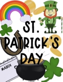 St. Patrick's Day Theme Packet - Printables and Boom ™ Car