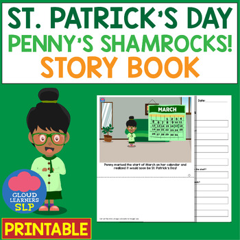 Preview of St. Patrick's Day Theme: Penny's Shamrocks! Story Book