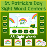 St. Patrick's Day Sight Word Centers