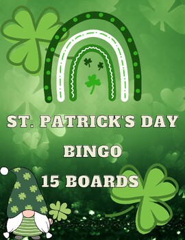 Preview of St. Patrick's Day Themed Bingo Boards - March Activities