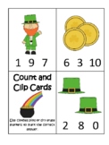 St. Patrick's Day Themed Count and Clip Preschool Math Lea
