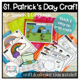 St. Patrick's Day Themed Craft for Speech and Language