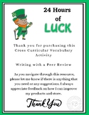 St. Patrick's Day Themed Cross-Curricular Writing Activity