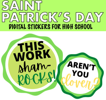 Preview of Saint Patrick's Day Digital Stickers
