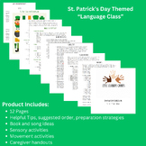 St. Patrick's Day Themed Early Language Class