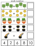 St. Patrick's Day Themed Math Addition Preschool Math and 