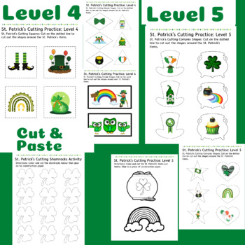 St Patrick's Day printables : scissor skills - Cobberson + Co.