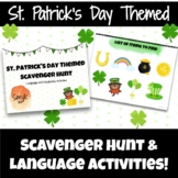 St. Patrick's Day Themed Speech Room Scavenger Hunt