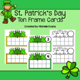 St. Patrick's Day Themed Ten Frame Cards (Blank)