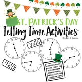 St. Patrick's Day Themed Time Telling Activities