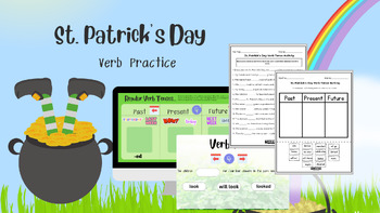 Preview of St. Patrick’s Day Themed Verb Tenses