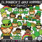 St. Patrick's Day Toppers Clipart