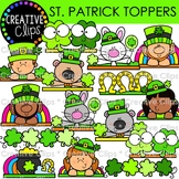 St. Patrick's Day Toppers Clipart {St. Patrick's Day Accen