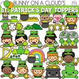 St. Patrick's Day Toppers Clipart by Bunny On A Cloud
