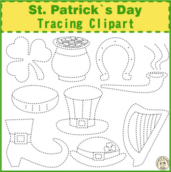 Preview of St. Patrick's Day Tracing Clipart
