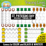St. Patrick's Day Tracing Lines Clipart Set {Zip-A-Dee-Doo