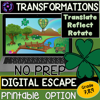 Preview of St. Patrick’s Day Transformations Digital Escape Room