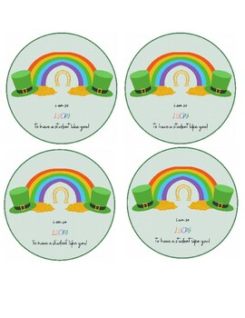 Preview of St. Patrick's Day Treat Labels