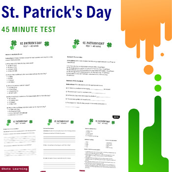 Preview of St. Patrick's Day Trivia Challenge: 45-Minute Test