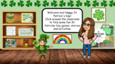 St. Patrick's Day Virtual Bitmoji Classroom