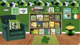 St. Patrick's Day Virtual Classroom Library for Bitmoji, G