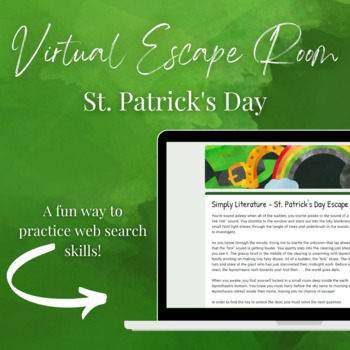Preview of St. Patrick's Day Virtual Escape Room
