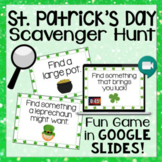St. Patrick's Day Virtual Scavenger Hunt Party Games for Distance Learning