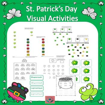 Preview of St. Patrick's Day Visual Activities Occupational Therapy