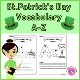 St.Patrick's Day Vocabulary A-Z Worksheets