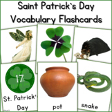 St Patrick`s Day Vocabulary Cards for Speech Therapy and ESL