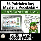 St. Patrick's Day Vocabulary Mystery Beginning Sounds Goog