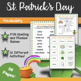 St. Patrick's Day Vocabulary Word Study | Spelling Homesch