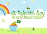 St. Patrick's Day Vocabulary Word Unscramble