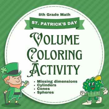 Preview of St. Patrick's Day Volume Coloring