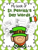 St. Patrick's Day  Word Book