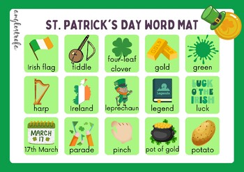 Preview of St. Patrick's Day - Word Mat