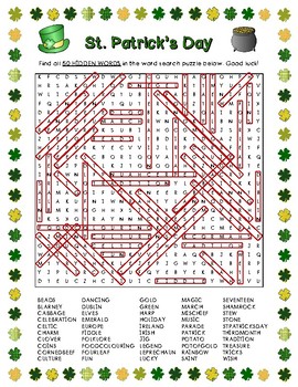 St. Patrick's Day - 50 Magical Clip Art and Line Art